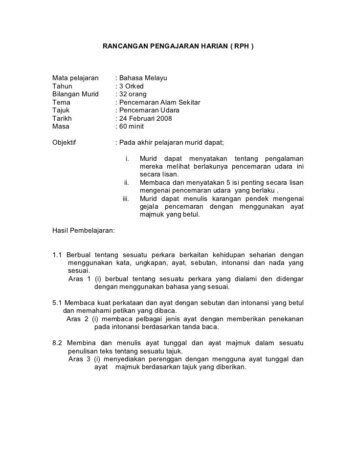 Rph Pencemaran Udara
