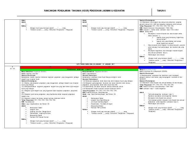 Rph Pjk Tahun 6