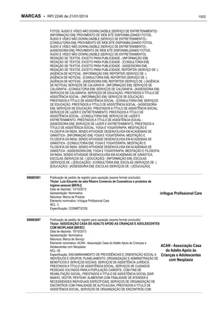 RPI - Marcas 2246 "Vervs Consultoria" 