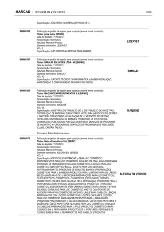 RPI - Marcas 2246 "Vervs Consultoria" 