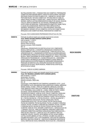 RPI - Marcas 2246 "Vervs Consultoria" 