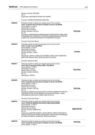 RPI - Marcas 2246 "Vervs Consultoria" 