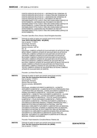 RPI - Marcas 2246 "Vervs Consultoria" 