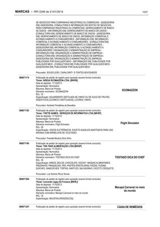 RPI - Marcas 2246 "Vervs Consultoria" 