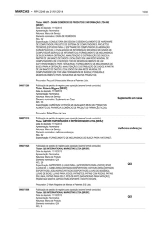 RPI - Marcas 2246 "Vervs Consultoria" 