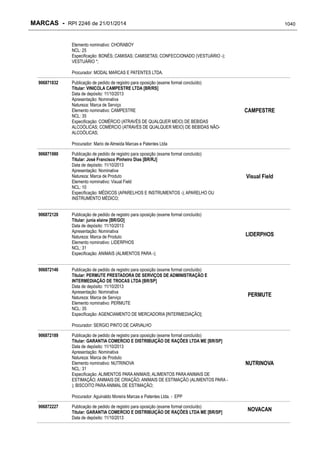 RPI - Marcas 2246 "Vervs Consultoria" 