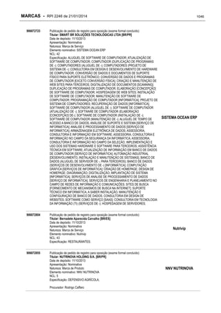 RPI - Marcas 2246 "Vervs Consultoria" 