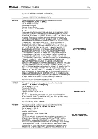 RPI - Marcas 2246 "Vervs Consultoria" 