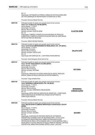 RPI - Marcas 2246 "Vervs Consultoria" 