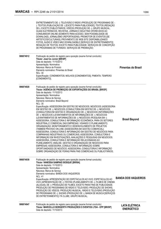 RPI - Marcas 2246 "Vervs Consultoria" 