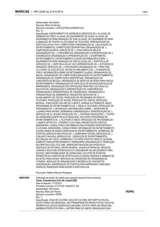 RPI - Marcas 2246 "Vervs Consultoria" 