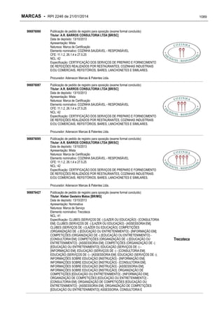 RPI - Marcas 2246 "Vervs Consultoria" 