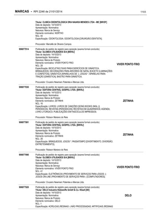 RPI - Marcas 2246 "Vervs Consultoria" 