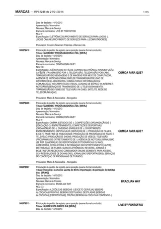RPI - Marcas 2246 "Vervs Consultoria" 