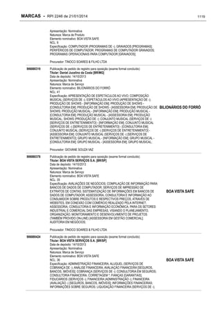 RPI - Marcas 2246 "Vervs Consultoria" 