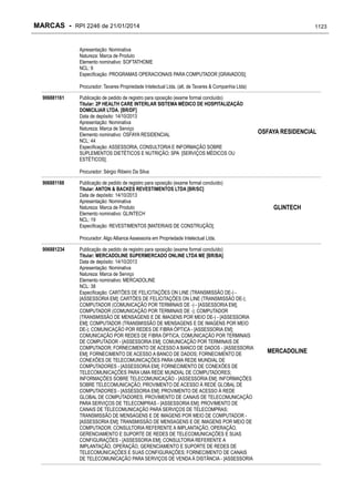 RPI - Marcas 2246 "Vervs Consultoria" 