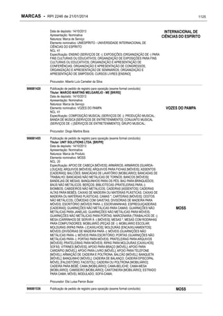 RPI - Marcas 2246 "Vervs Consultoria" 