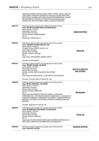 RPI - Marcas 2246 "Vervs Consultoria" 