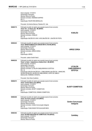 RPI - Marcas 2246 "Vervs Consultoria" 