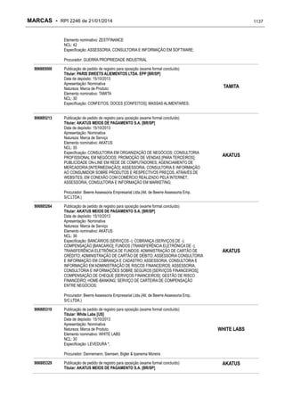 RPI - Marcas 2246 "Vervs Consultoria" 