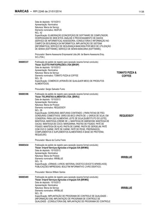RPI - Marcas 2246 "Vervs Consultoria" 