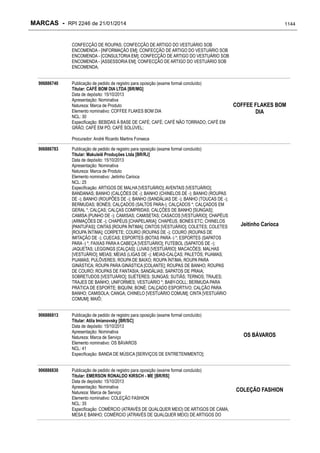 RPI - Marcas 2246 "Vervs Consultoria" 