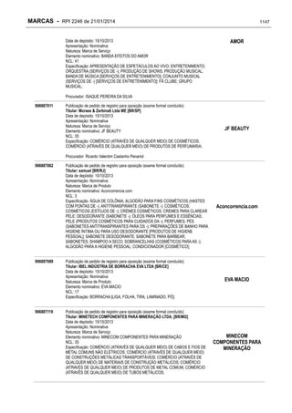 RPI - Marcas 2246 "Vervs Consultoria" 