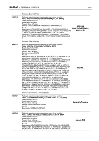 RPI - Marcas 2246 "Vervs Consultoria" 