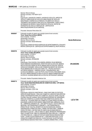 RPI - Marcas 2246 "Vervs Consultoria" 