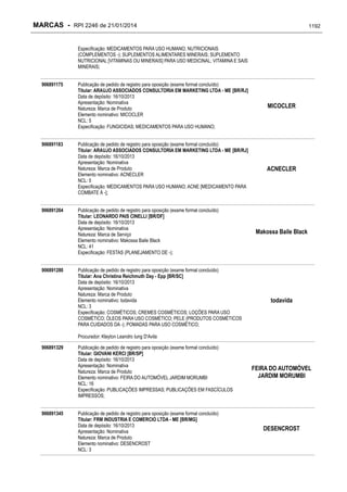 RPI - Marcas 2246 "Vervs Consultoria" 