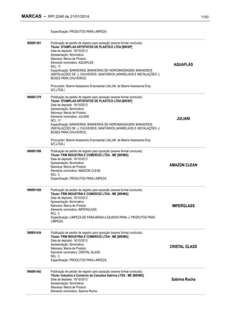 RPI - Marcas 2246 "Vervs Consultoria" 