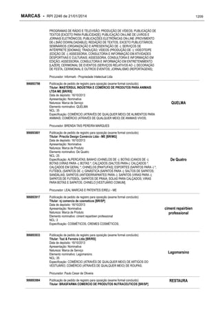 RPI - Marcas 2246 "Vervs Consultoria" 