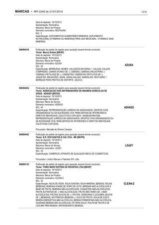 RPI - Marcas 2246 "Vervs Consultoria" 