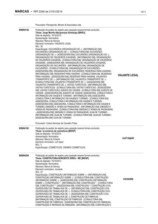 RPI - Marcas 2246 "Vervs Consultoria" 