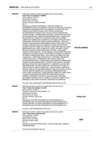 RPI - Marcas 2246 "Vervs Consultoria" 