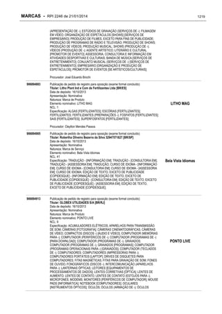 RPI - Marcas 2246 "Vervs Consultoria" 