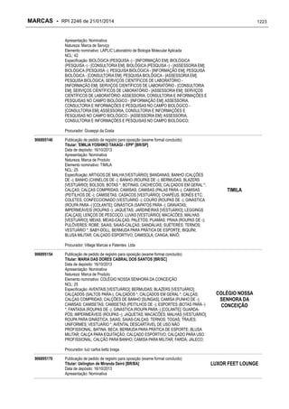 RPI - Marcas 2246 "Vervs Consultoria" 