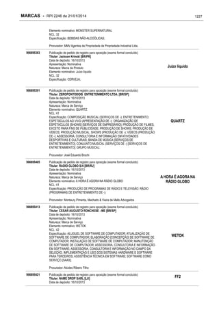 RPI - Marcas 2246 "Vervs Consultoria" 