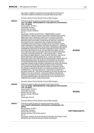 RPI - Marcas 2246 "Vervs Consultoria" 