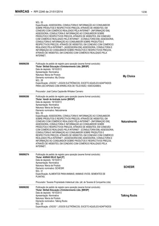 RPI - Marcas 2246 "Vervs Consultoria" 