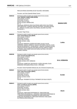 RPI - Marcas 2246 "Vervs Consultoria" 