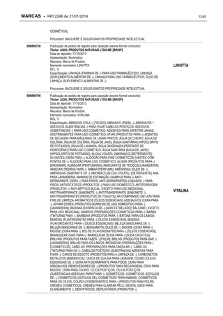 RPI - Marcas 2246 "Vervs Consultoria" 