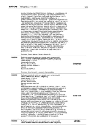 RPI - Marcas 2246 "Vervs Consultoria" 