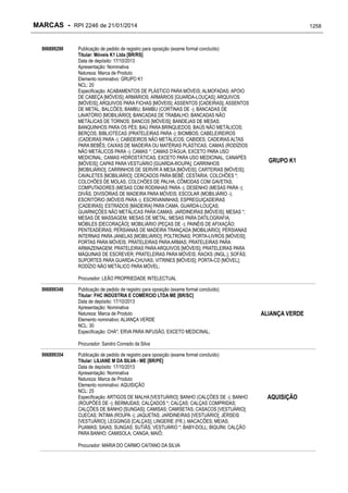 RPI - Marcas 2246 "Vervs Consultoria" 