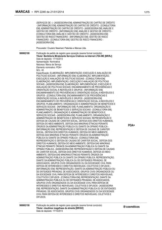 RPI - Marcas 2246 "Vervs Consultoria" 