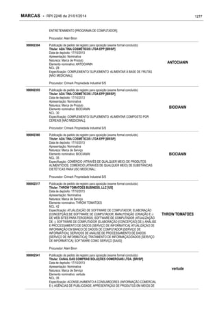 RPI - Marcas 2246 "Vervs Consultoria" 