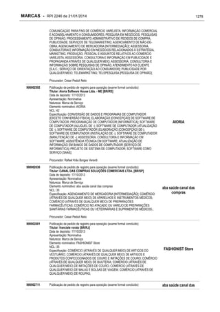 RPI - Marcas 2246 "Vervs Consultoria" 