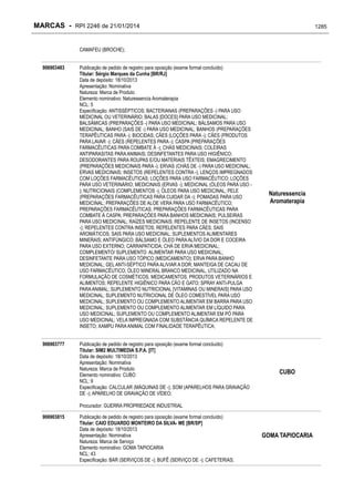 RPI - Marcas 2246 "Vervs Consultoria" 