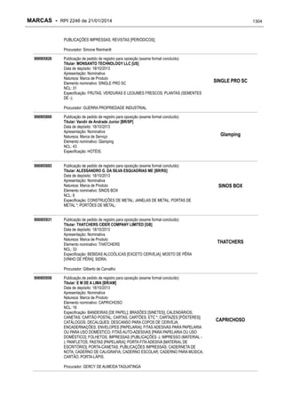 RPI - Marcas 2246 "Vervs Consultoria" 