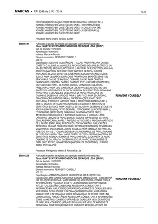 RPI - Marcas 2246 "Vervs Consultoria" 